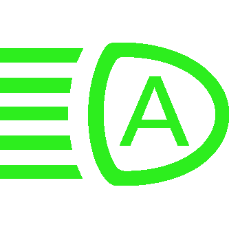 Adaptive Driving Beam Indicator